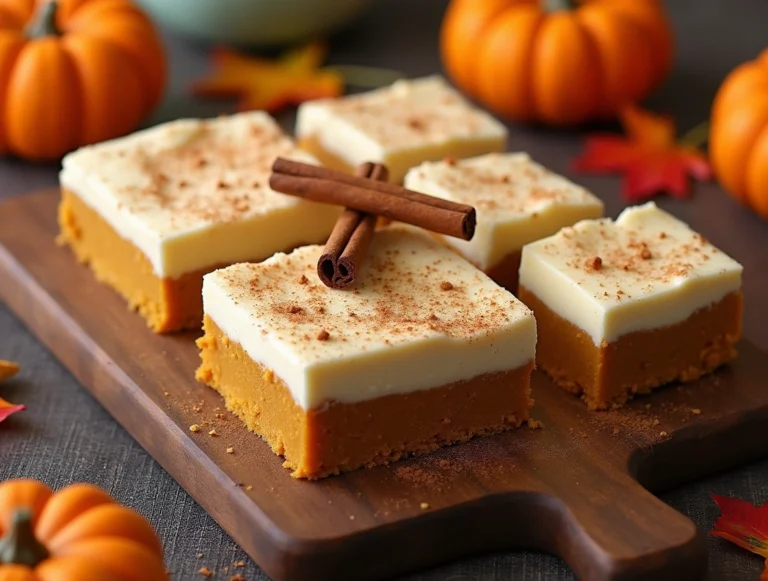 Creamy Pumpkin Dream Bars