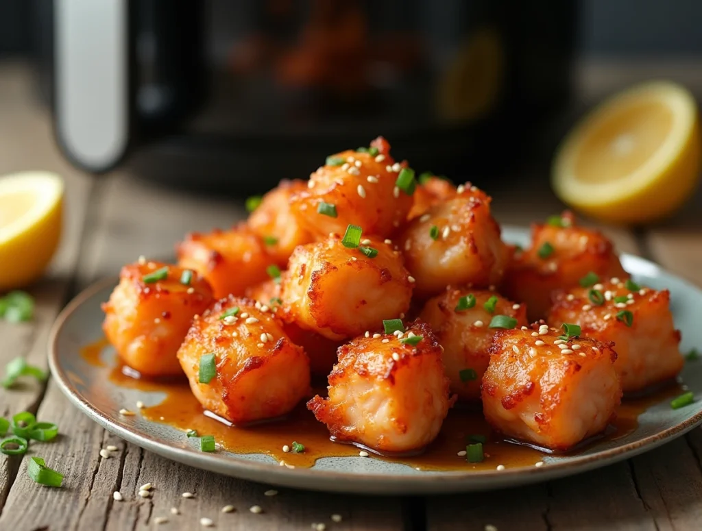 Sweet Chili Salmon Bites