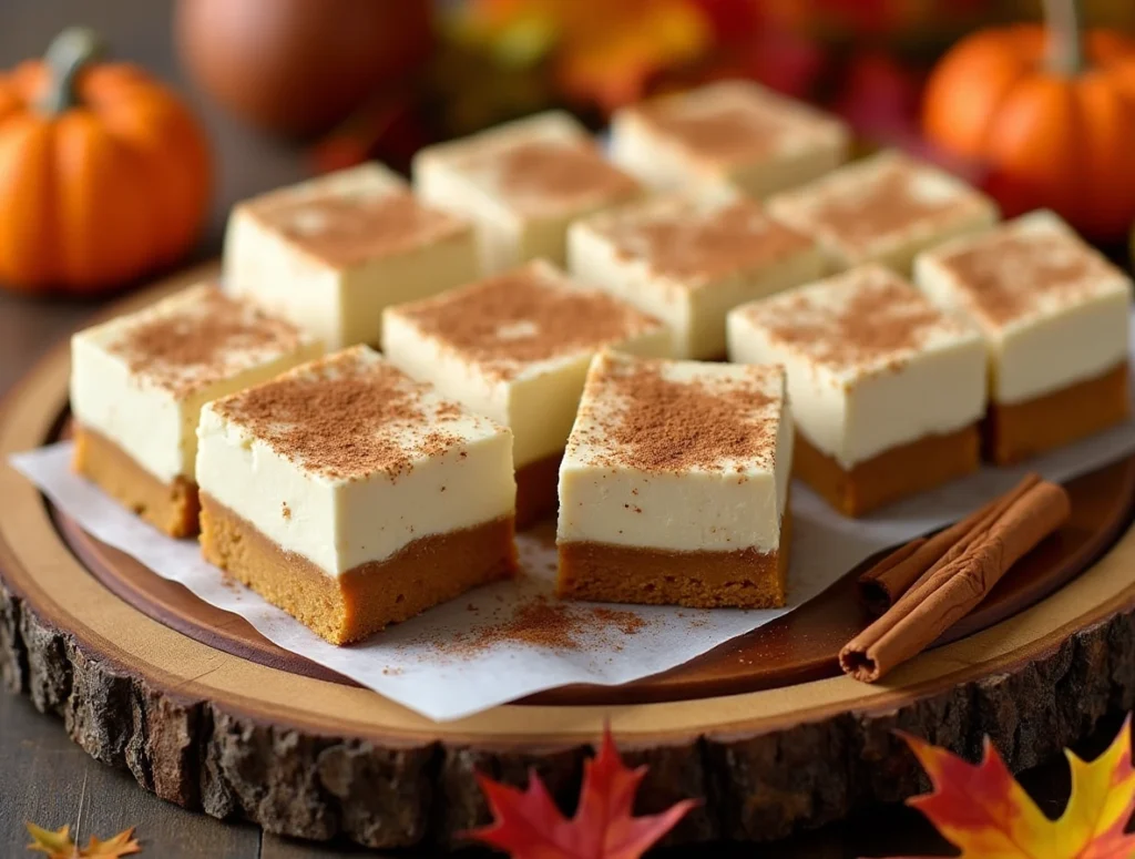 Creamy Pumpkin Dream Bars