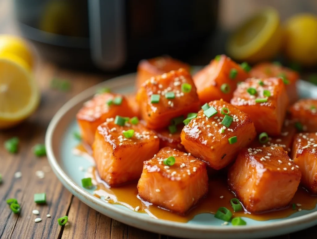 Sweet Chili Salmon Bites