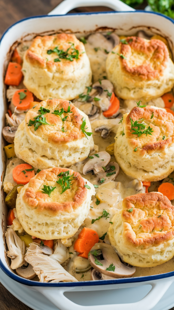 Chicken Bubble Biscuit Bake Casserole