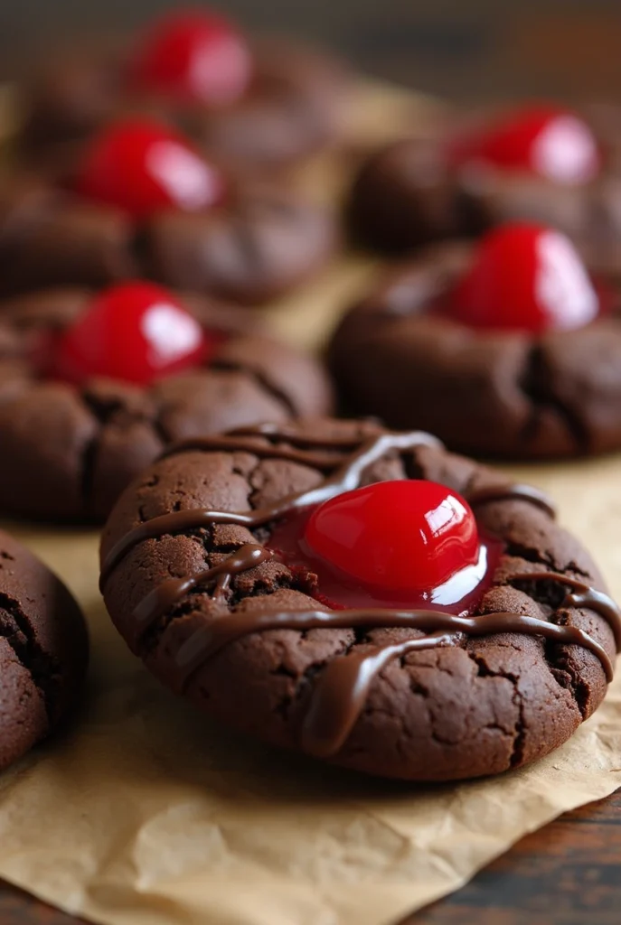 Chocolate Cherry Cookies