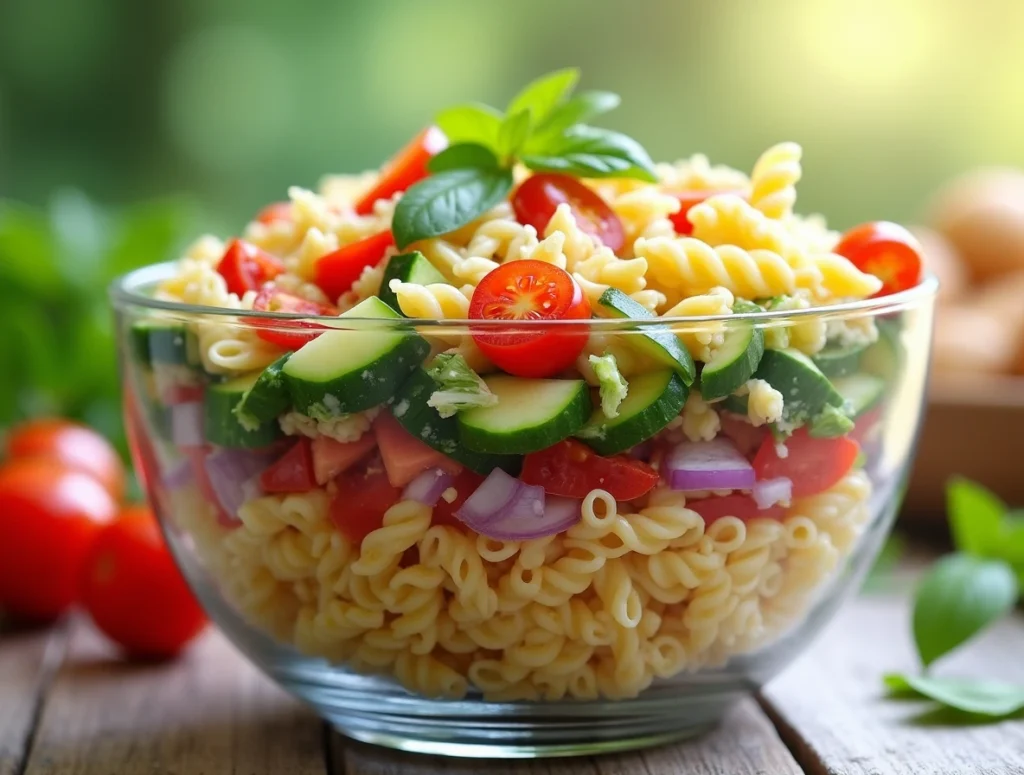 Layered Pasta Salad
