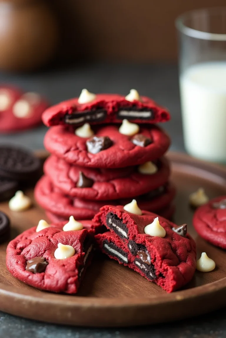 Red Velvet Cookies and Cream Easy