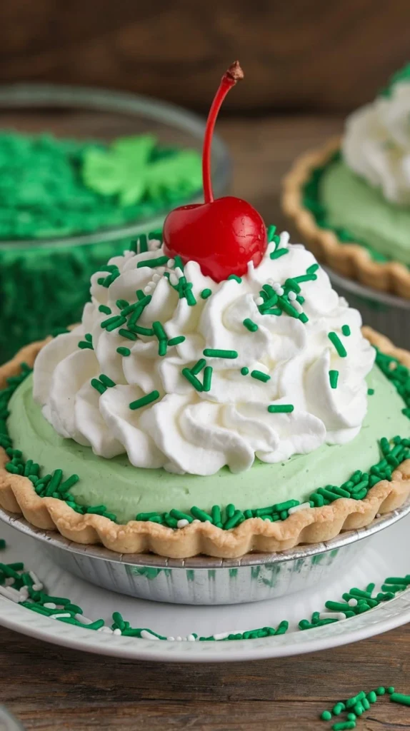 Shamrock Shake Pie