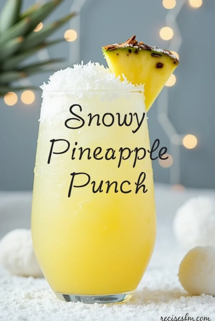 Snowy Pineapple Punch