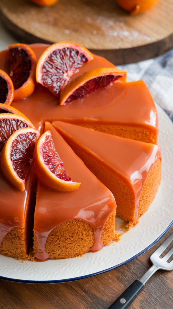 blood orange cake