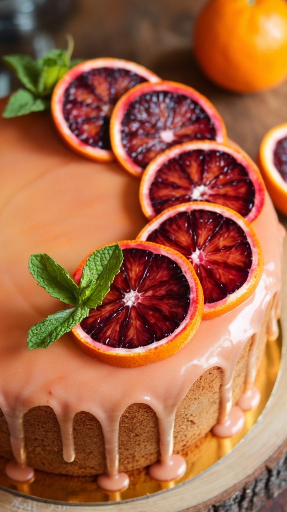 blood orange cake