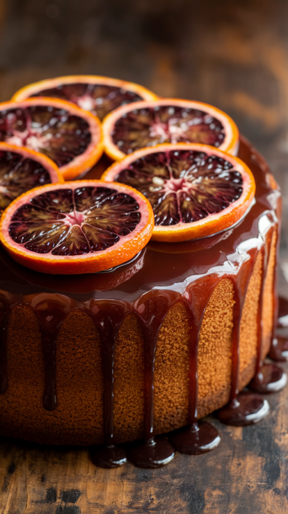 blood orange cake